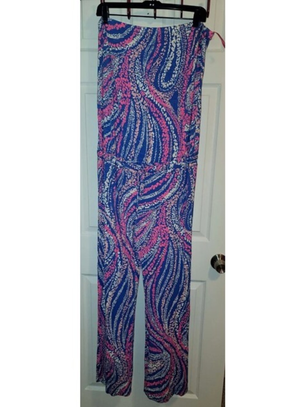 TORI RICHARD HONOLULU STRAPLESS NEON PRINT ROMPER SIZE XL CRUISE WEAR BEACH